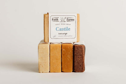 Castile Goat Milk Soap - Faith Farms Goat Milk Soap