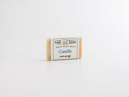 Castile Goat Milk Soap - Faith Farms Goat Milk Soap