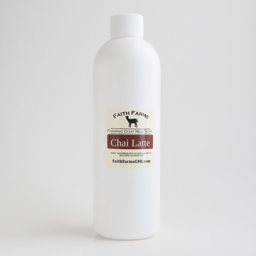 Chai Latte Foaming Goat Milk Hand Soap - Faith Farms Goat Milk Soap