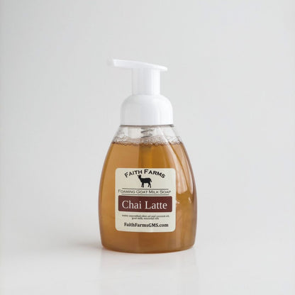 Chai Latte Foaming Goat Milk Hand Soap - Faith Farms Goat Milk Soap