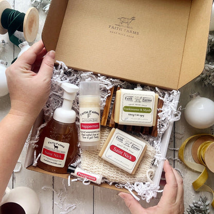 Christmas Goat Milk Gift Set - Faith Farms Goat Milk Soap