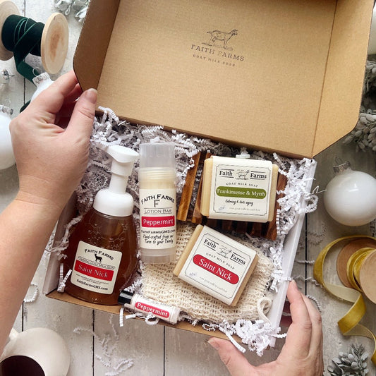 Christmas Goat Milk Gift Set - Faith Farms Goat Milk Soap