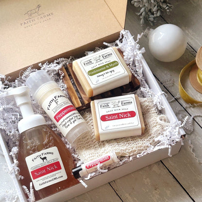 Christmas Goat Milk Gift Set - Faith Farms Goat Milk Soap