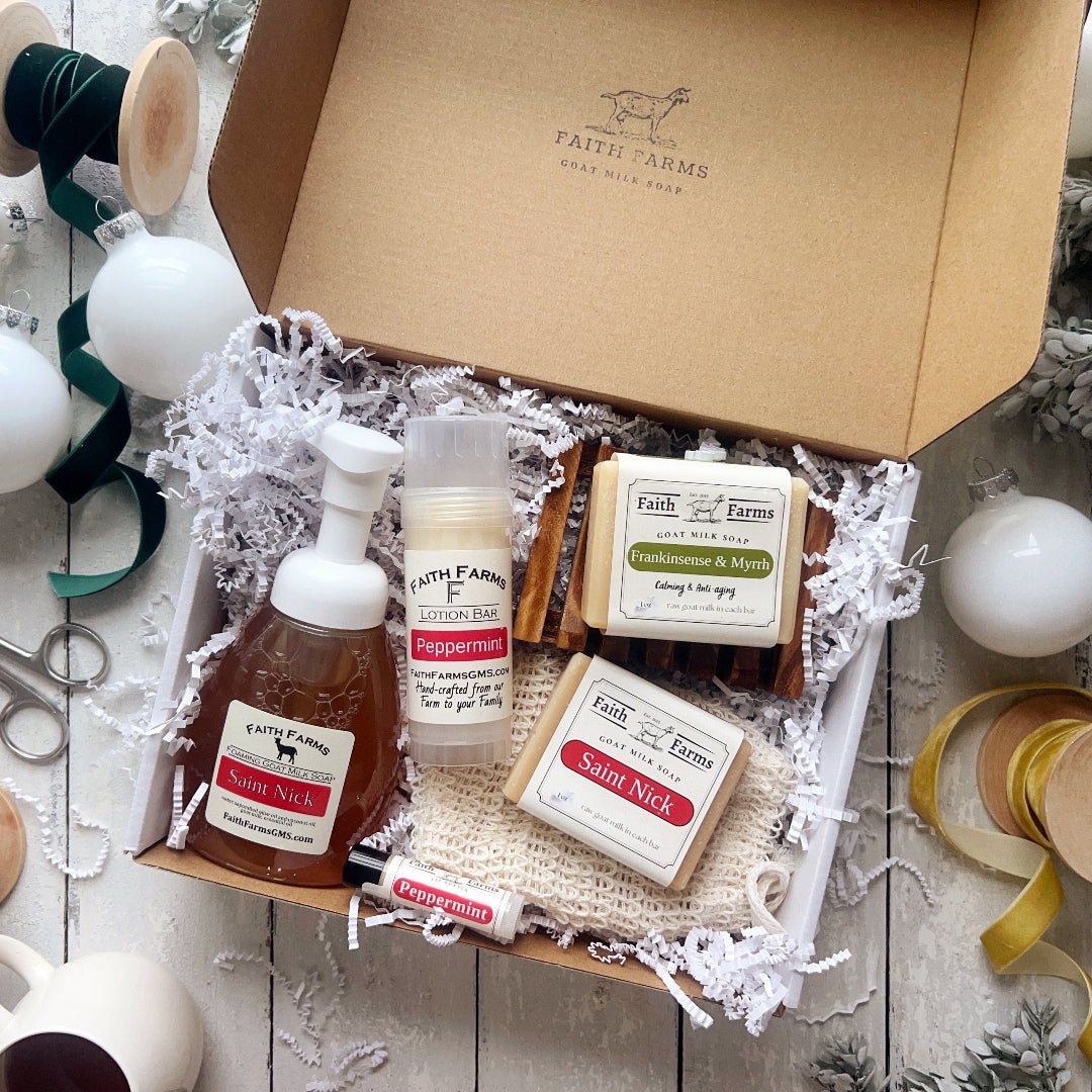 Christmas Goat Milk Gift Set - Faith Farms Goat Milk Soap