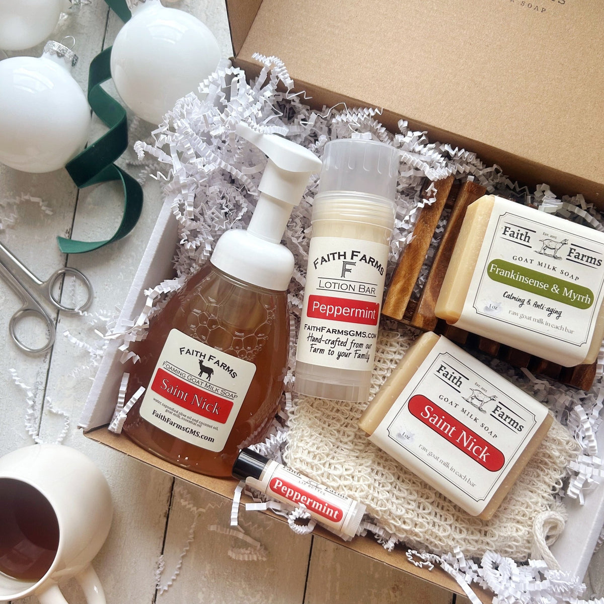 Christmas Goat Milk Gift Set - Faith Farms Goat Milk Soap