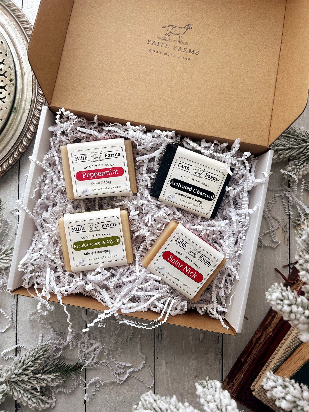 Christmas Goat Milk Soap Bundle - Faith Farms Goat Milk Soap
