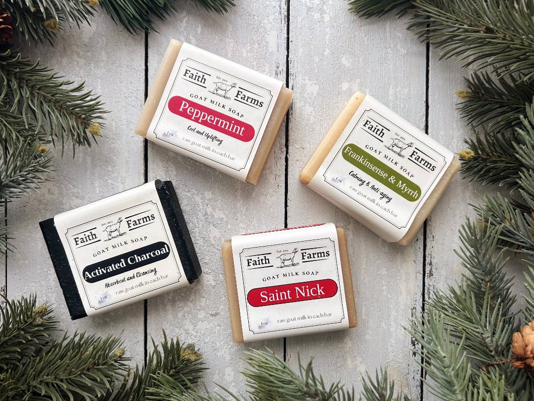 Christmas Goat Milk Soap Bundle - Faith Farms Goat Milk Soap