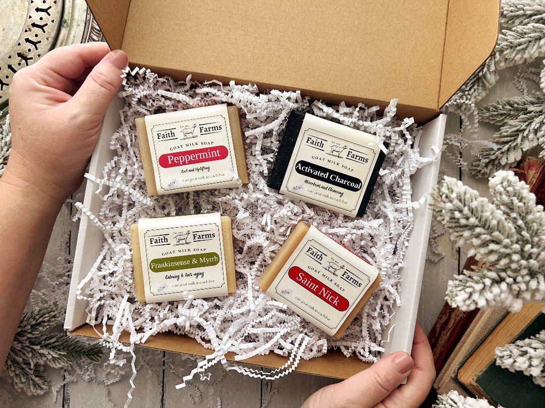 Christmas Goat Milk Soap Bundle - Faith Farms Goat Milk Soap