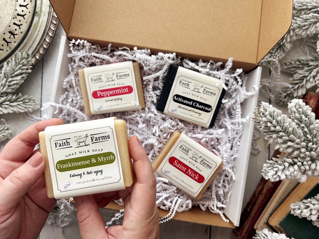 Christmas Goat Milk Soap Bundle - Faith Farms Goat Milk Soap