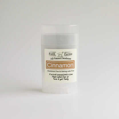 Cinnamon Deodorant - Faith Farms Goat Milk Soap