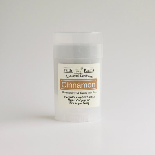 Cinnamon Deodorant - Faith Farms Goat Milk Soap