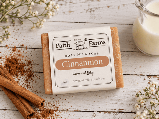 Cinnamon Goat Milk Soap - Faith Farms Goat Milk Soap