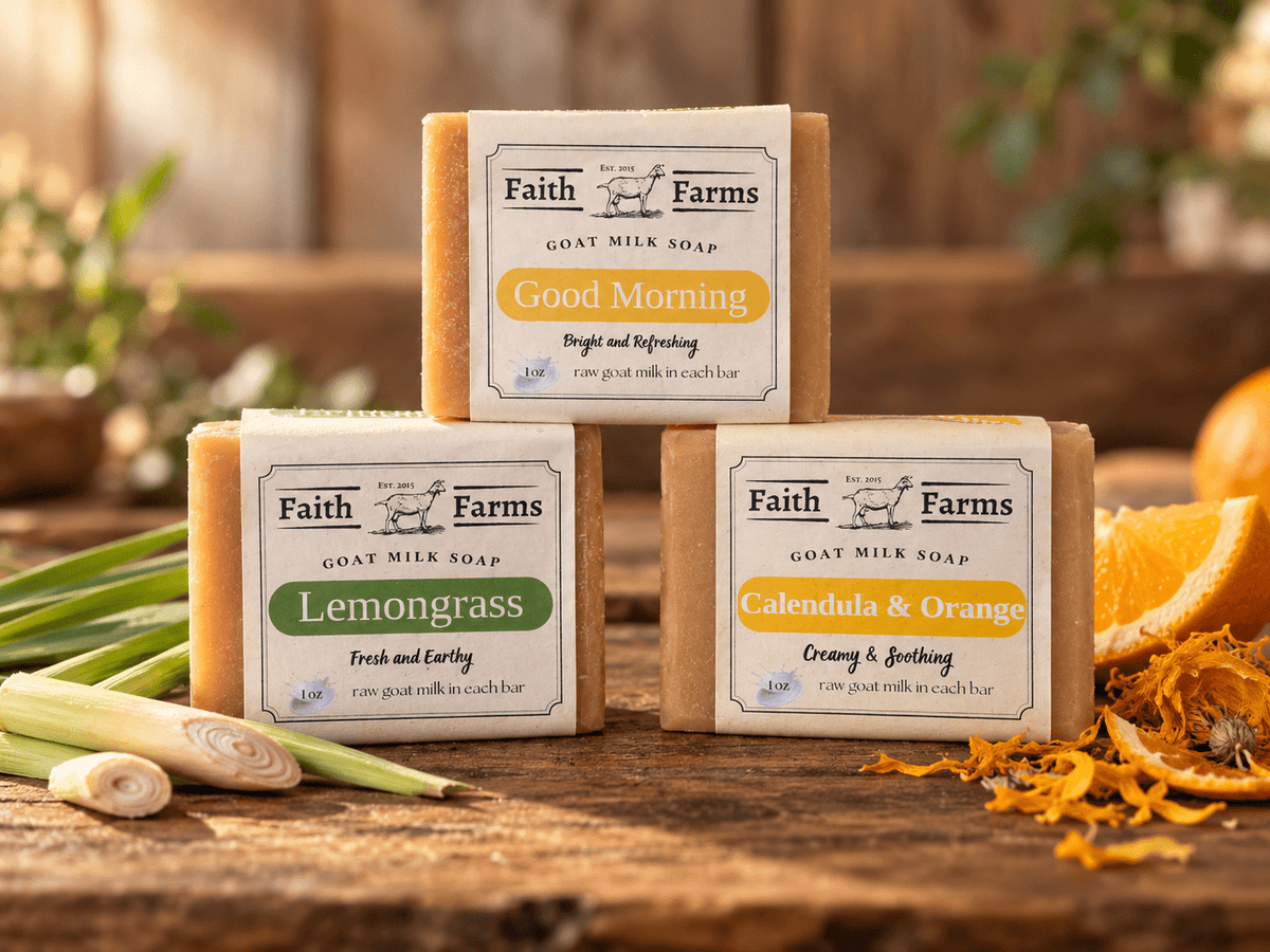 Citrus 3 Pack - Faith Farms Goat Milk Soap