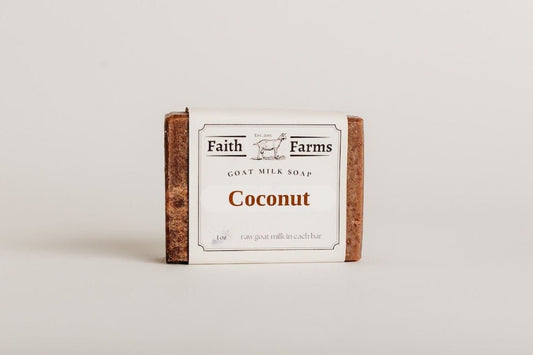 Coconut Goat Milk Soap - Faith Farms Goat Milk Soap