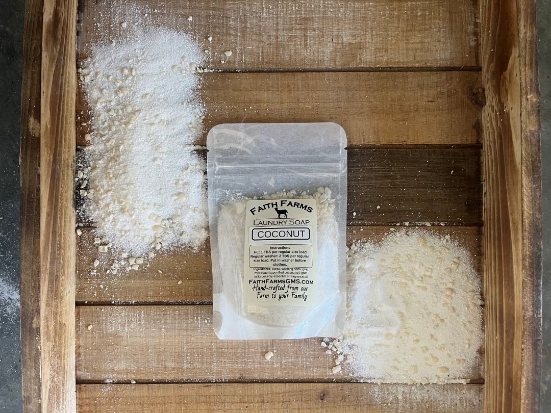 Coconut Laundry Soap - Faith Farms Goat Milk Soap