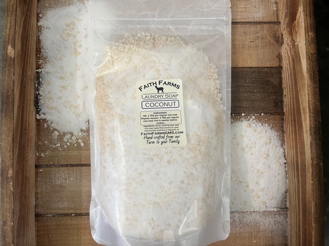 Coconut Laundry Soap - Faith Farms Goat Milk Soap