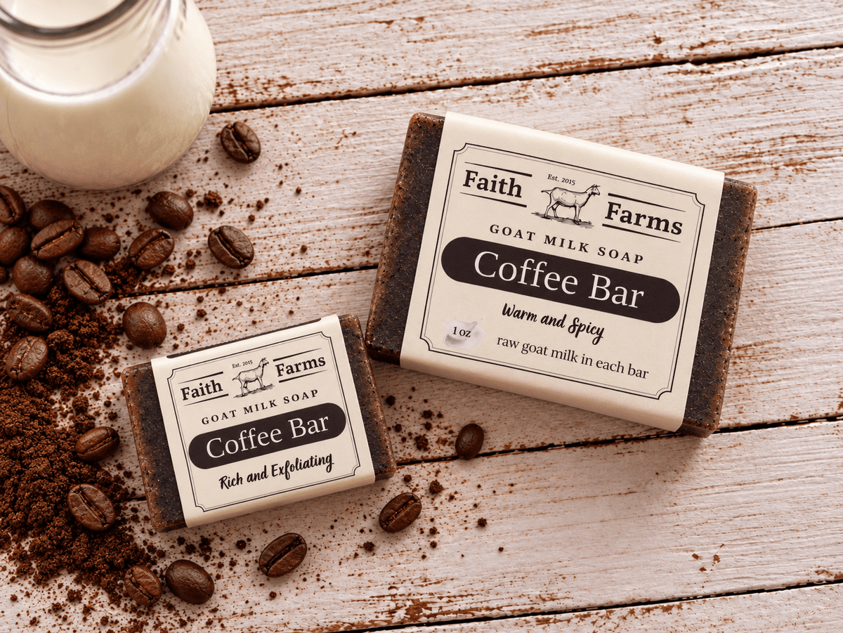Coffee Goat Milk Soap - Faith Farms Goat Milk Soap