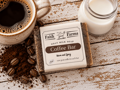 Coffee Goat Milk Soap - Faith Farms Goat Milk Soap