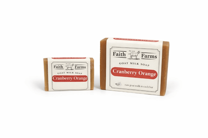 Cranberry Orange Goat Milk Soap - Faith Farms Goat Milk Soap