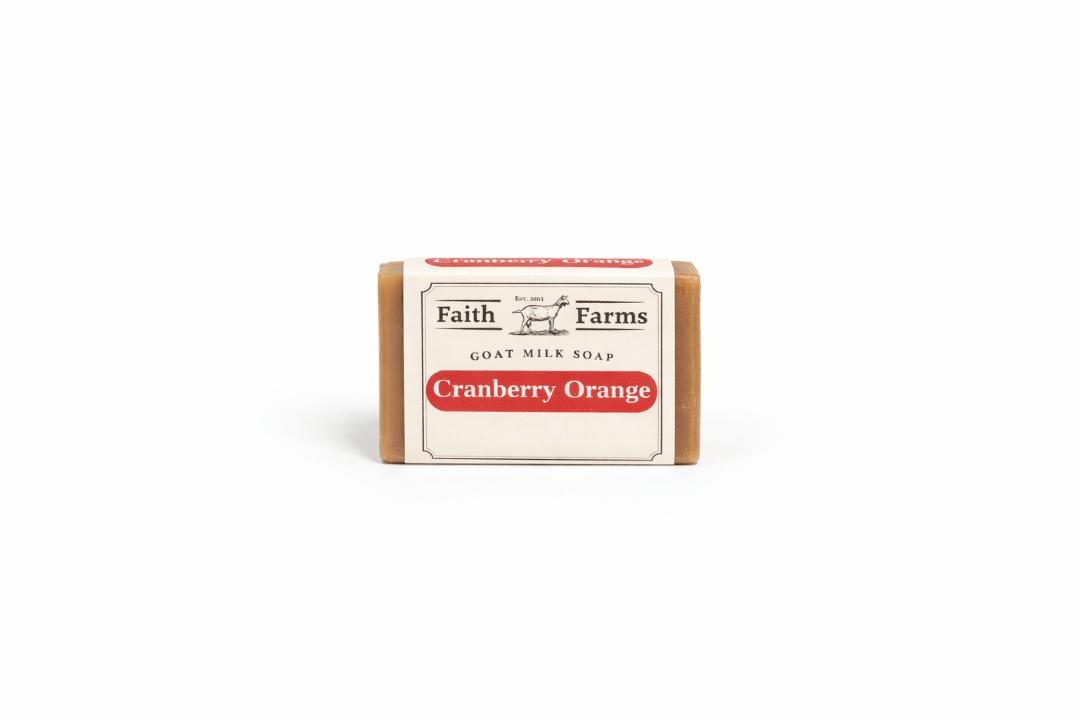 Cranberry Orange Goat Milk Soap - Faith Farms Goat Milk Soap