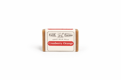 Cranberry Orange Goat Milk Soap - Faith Farms Goat Milk Soap