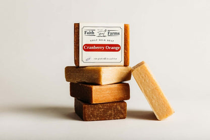 Cranberry Orange Goat Milk Soap - Faith Farms Goat Milk Soap