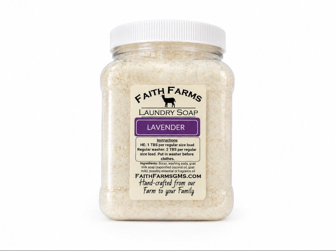 Customized Laundry Soap - Faith Farms Goat Milk Soap