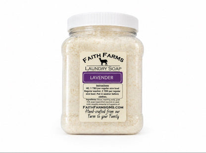 Customized Laundry Soap - Faith Farms Goat Milk Soap