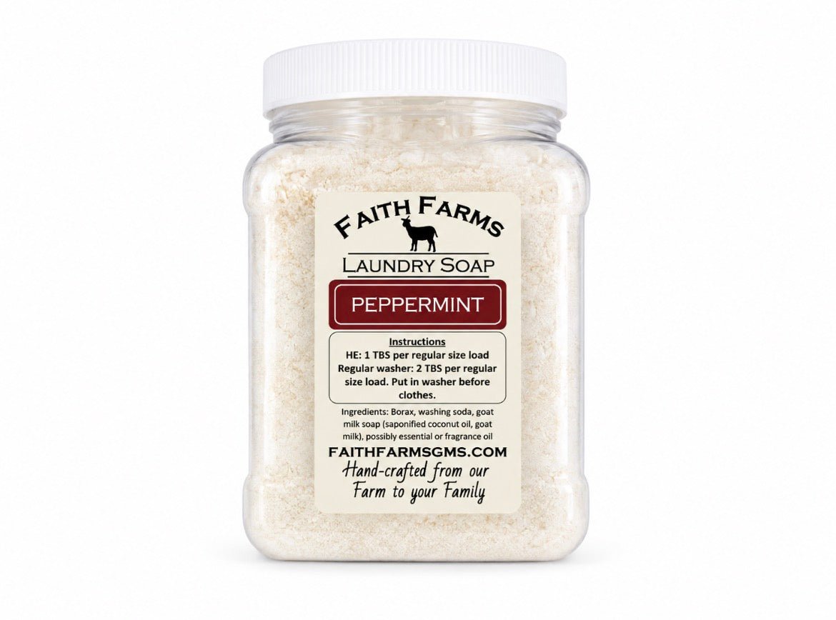 Customized Laundry Soap - Faith Farms Goat Milk Soap
