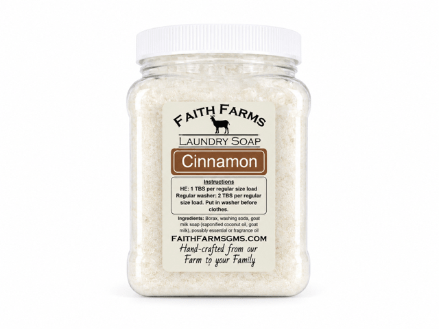 Customized Laundry Soap - Faith Farms Goat Milk Soap