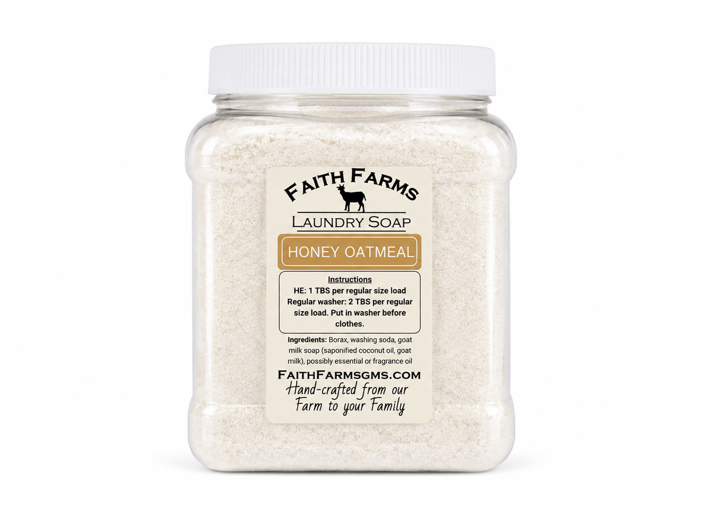 Customized Laundry Soap - Faith Farms Goat Milk Soap
