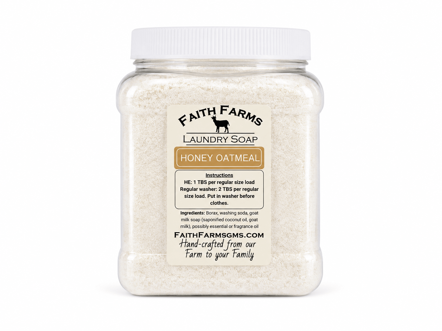 Customized Laundry Soap - Faith Farms Goat Milk Soap
