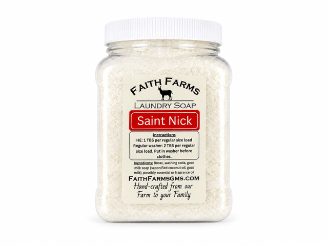 Customized Laundry Soap - Faith Farms Goat Milk Soap