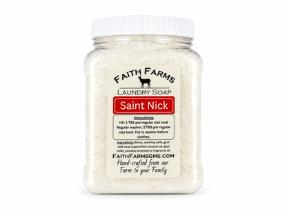 Customized Laundry Soap - Faith Farms Goat Milk Soap