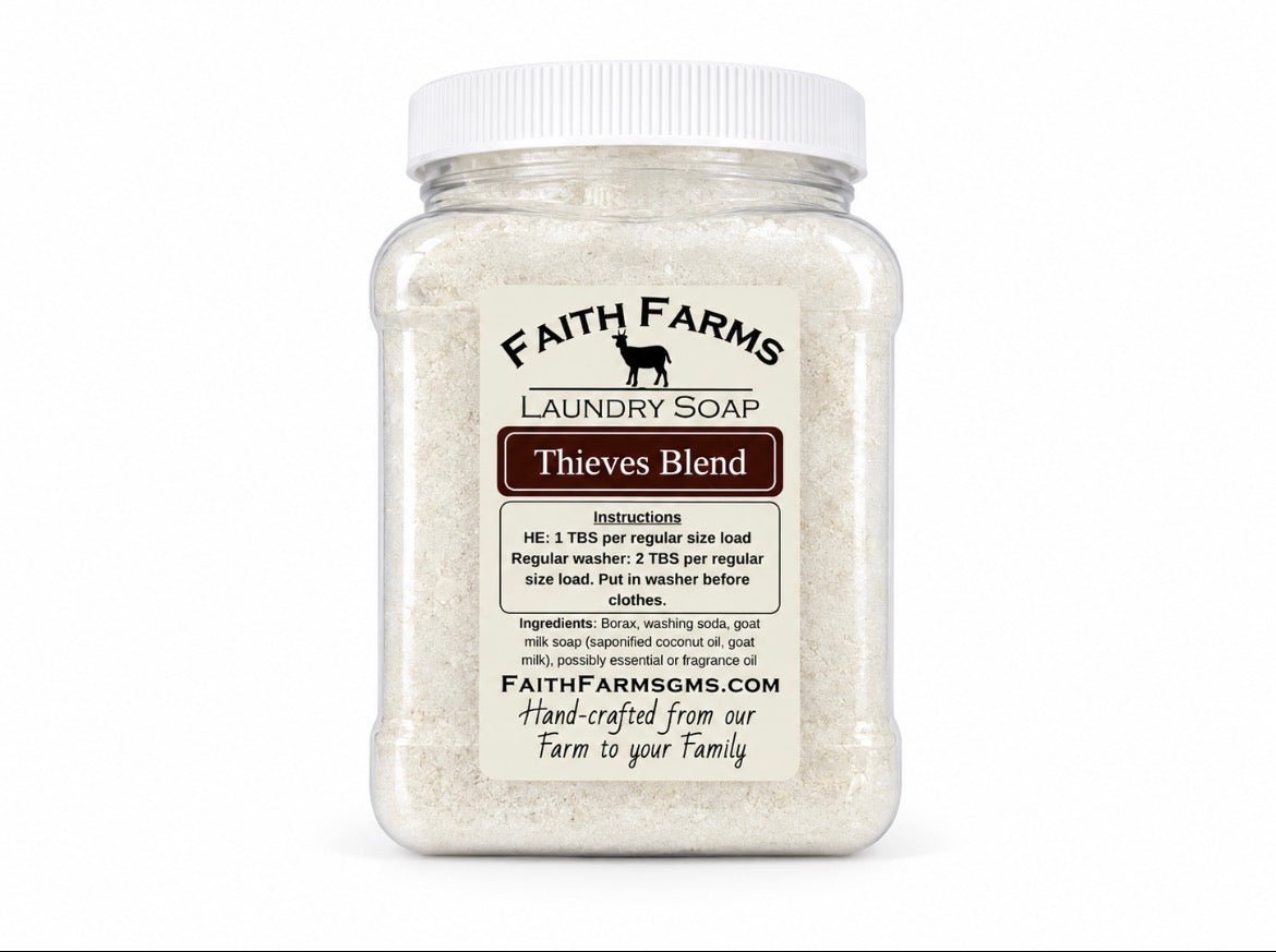 Customized Laundry Soap - Faith Farms Goat Milk Soap