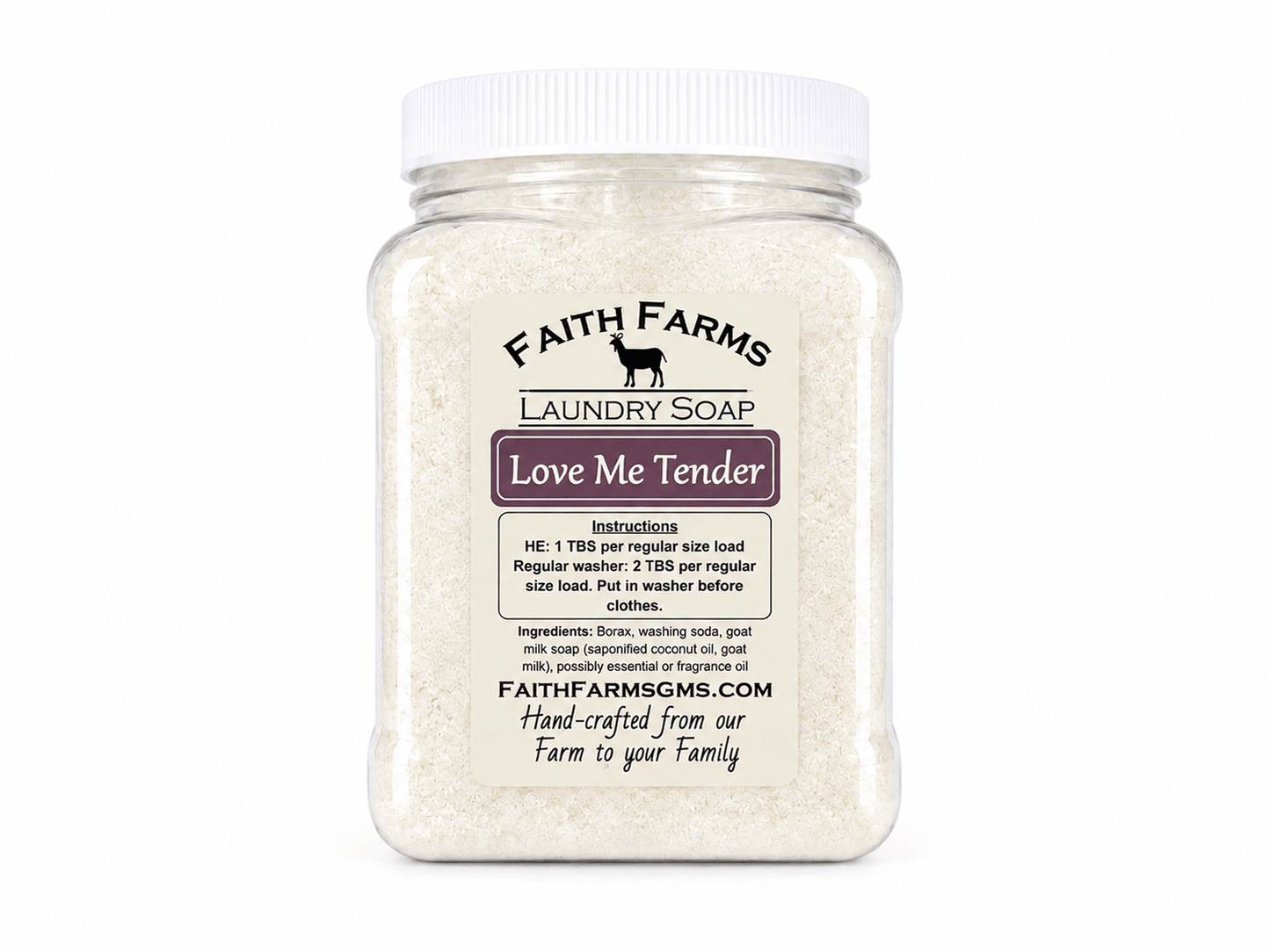 Customized Laundry Soap - Faith Farms Goat Milk Soap