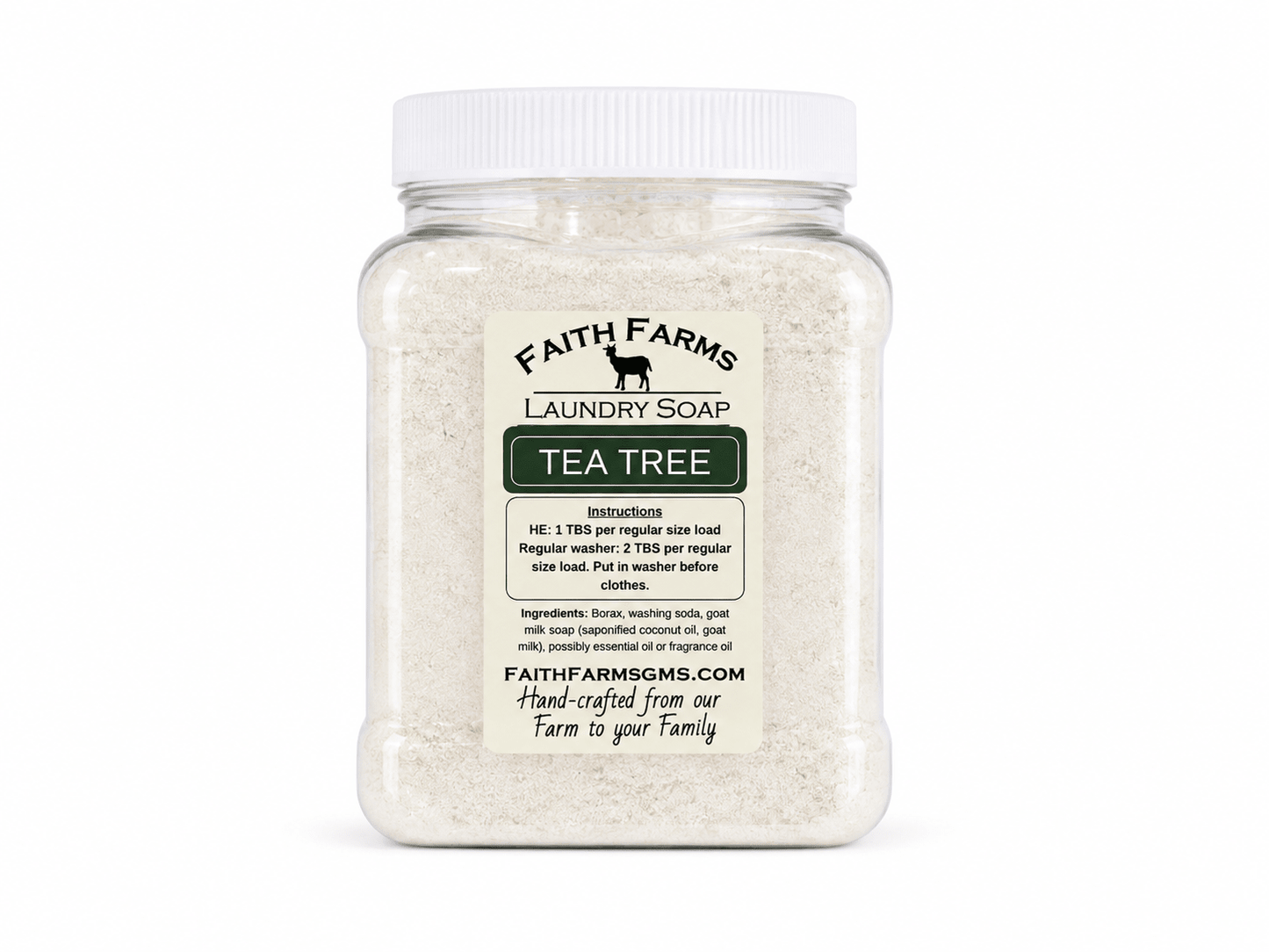 Customized Laundry Soap - Faith Farms Goat Milk Soap