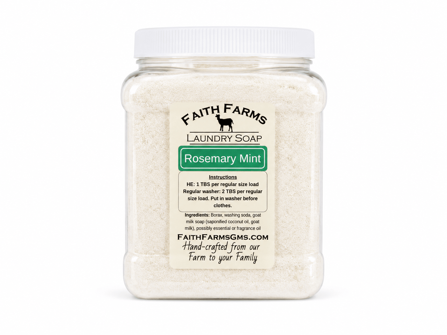 Customized Laundry Soap - Faith Farms Goat Milk Soap