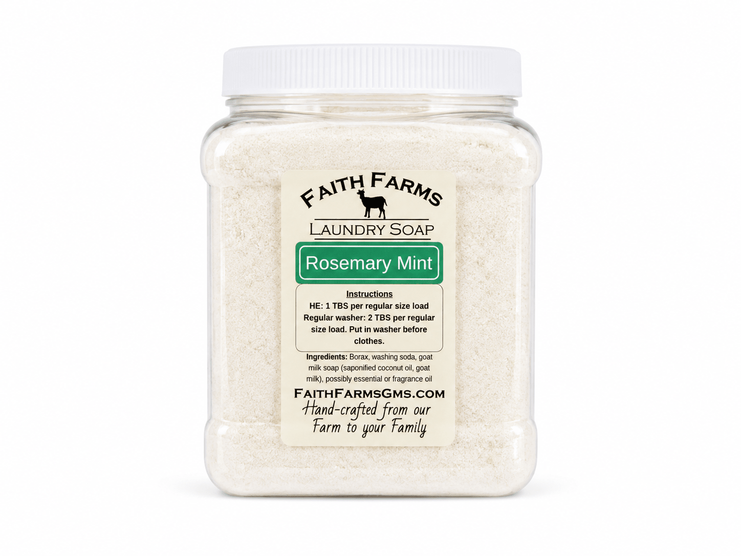 Customized Laundry Soap - Faith Farms Goat Milk Soap