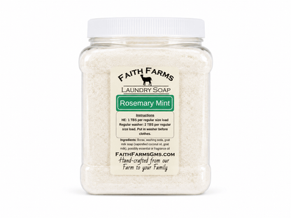 Customized Laundry Soap - Faith Farms Goat Milk Soap