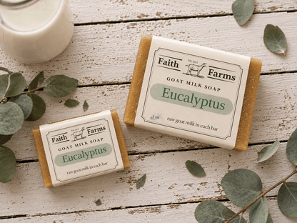 Eucalyptus Goat Milk Soap - Faith Farms Goat Milk Soap