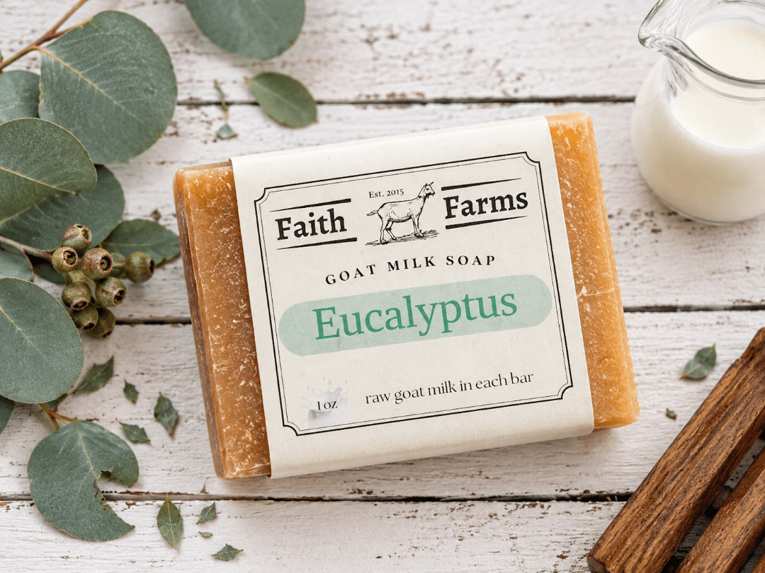 Eucalyptus Goat Milk Soap - Faith Farms Goat Milk Soap