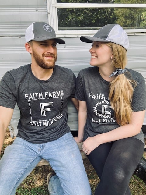 Faith Farms Floral Wreath - Women's Short Sleeve Shirt - Faith Farms Goat Milk Soap
