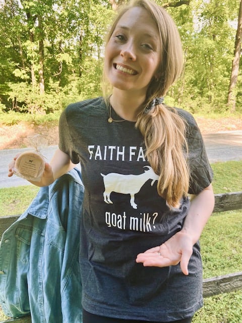 Faith Farms Goat Milk? - Neutral Short Sleeve Shirt - Faith Farms Goat Milk Soap