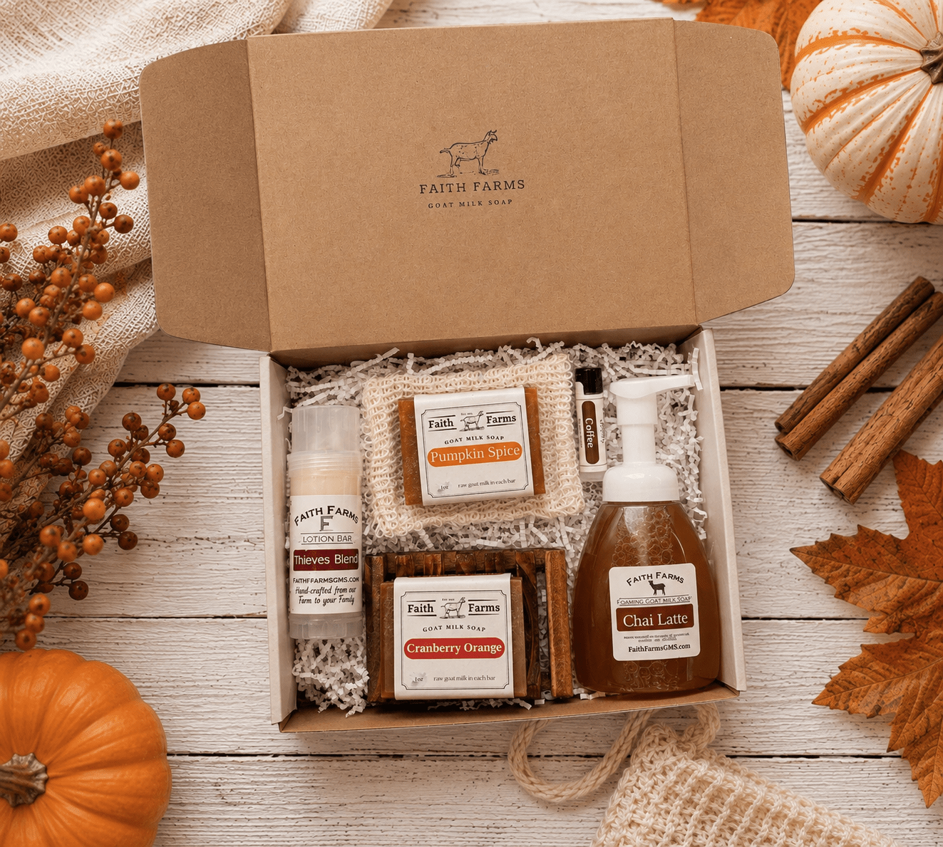 Fall Gift Set - Faith Farms Goat Milk Soap