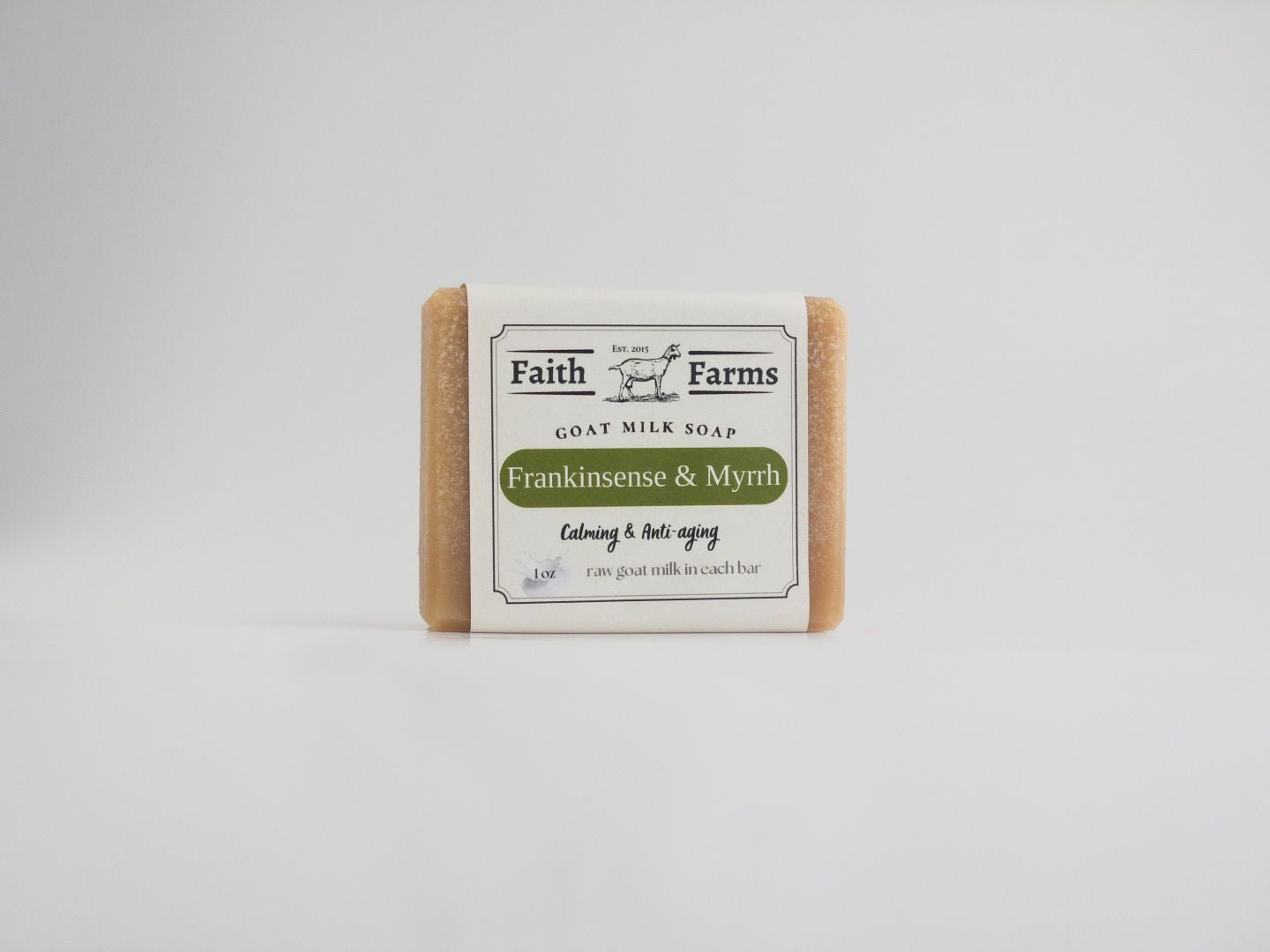 Frankincense & Myrrh Goat Milk Soap - Faith Farms Goat Milk Soap