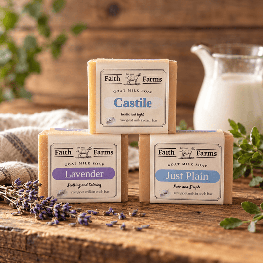 Gentle 3 Pack - Faith Farms Goat Milk Soap