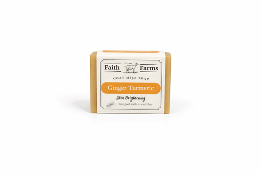 Ginger Turmeric Goat Milk soap - Faith Farms Goat Milk Soap