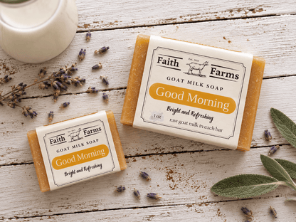 Good Morning Goat Milk Soap - Faith Farms Goat Milk Soap