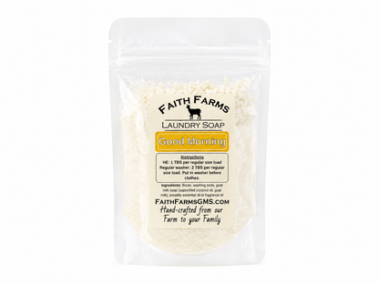 Good Morning Laundry Soap - Faith Farms Goat Milk Soap